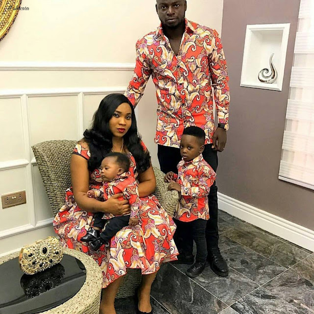 matching african outfits for family, latest african ankara styles for family, parents and kids ankara styles and designs, trendy ankara designs and styles for family, Beautiful Family Ankara Styles