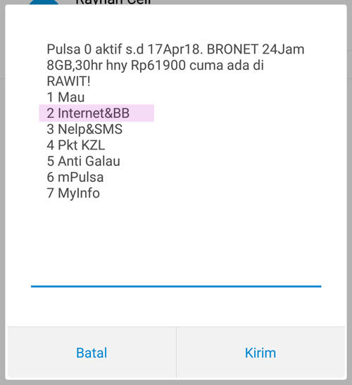 Cara Daftar Paket Internet Axis Unlimited