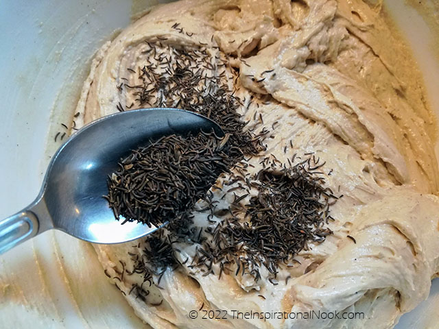 Add caraway seeds to caraway cake batter