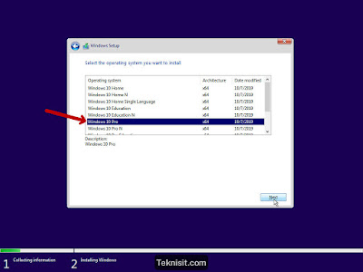 Cara instal Windows 10