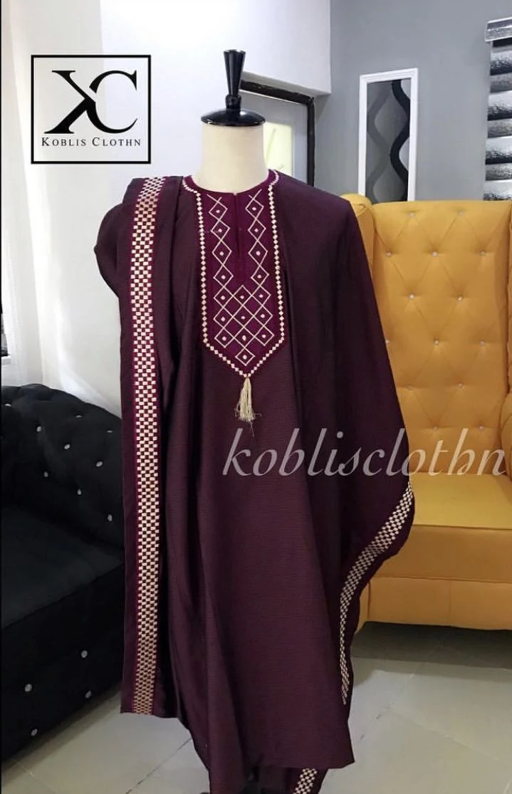 Agbada traditional Nigerian outfit