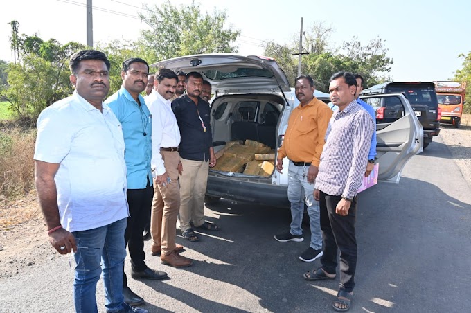सोलापूरच्या पोलिसांनी अकलूजला आलेला 21 लाखाचा गांजा फिल्मी स्टाईलने पकडला 