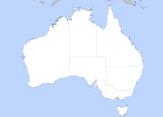 Avustralya konum haritası