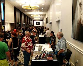 Image of authors and attendees during the Friday night Meet the Pros segment