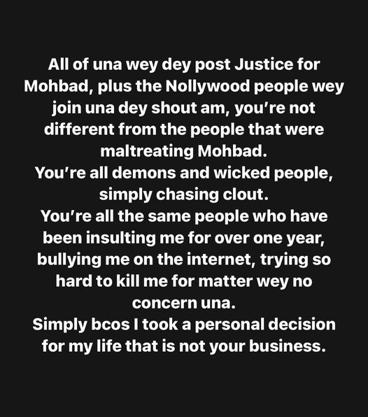 While Advocating for Justice for Mohbad, You are the same people bullying me for over one years - Yul Edochie