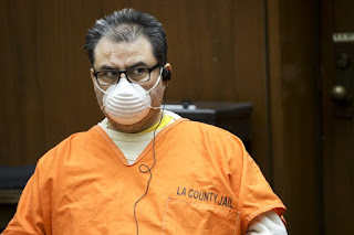 Naason Joaquin Garcia, leader of the Guadalajara-based La Luz del Mundo church, at a bail hearing in August.(Irfan Khan / Los Angeles Times)