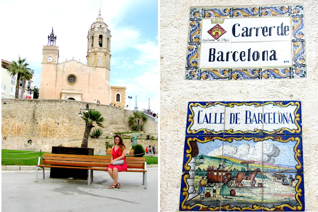 The Catholic Church of Sant Bartomeu & Santa Tecla in Sitges