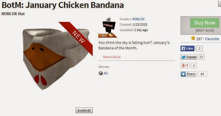 Unofficial Roblox Bandana Of The Month On Roblox - roblox bandana on head