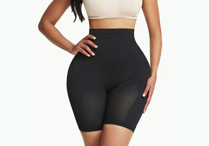 sculptshe seamless mesh tummy control butt lifter shorts