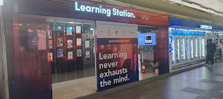 A digital learning station popup concept store in Bangkok