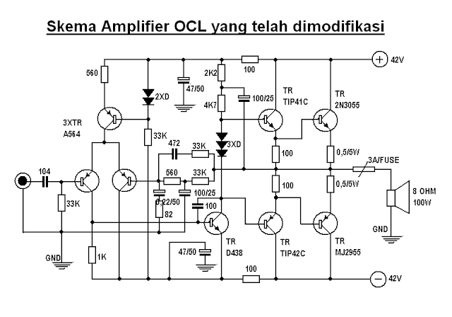 Modifikasi Power Amplifier OCL 150 W - My Blogs