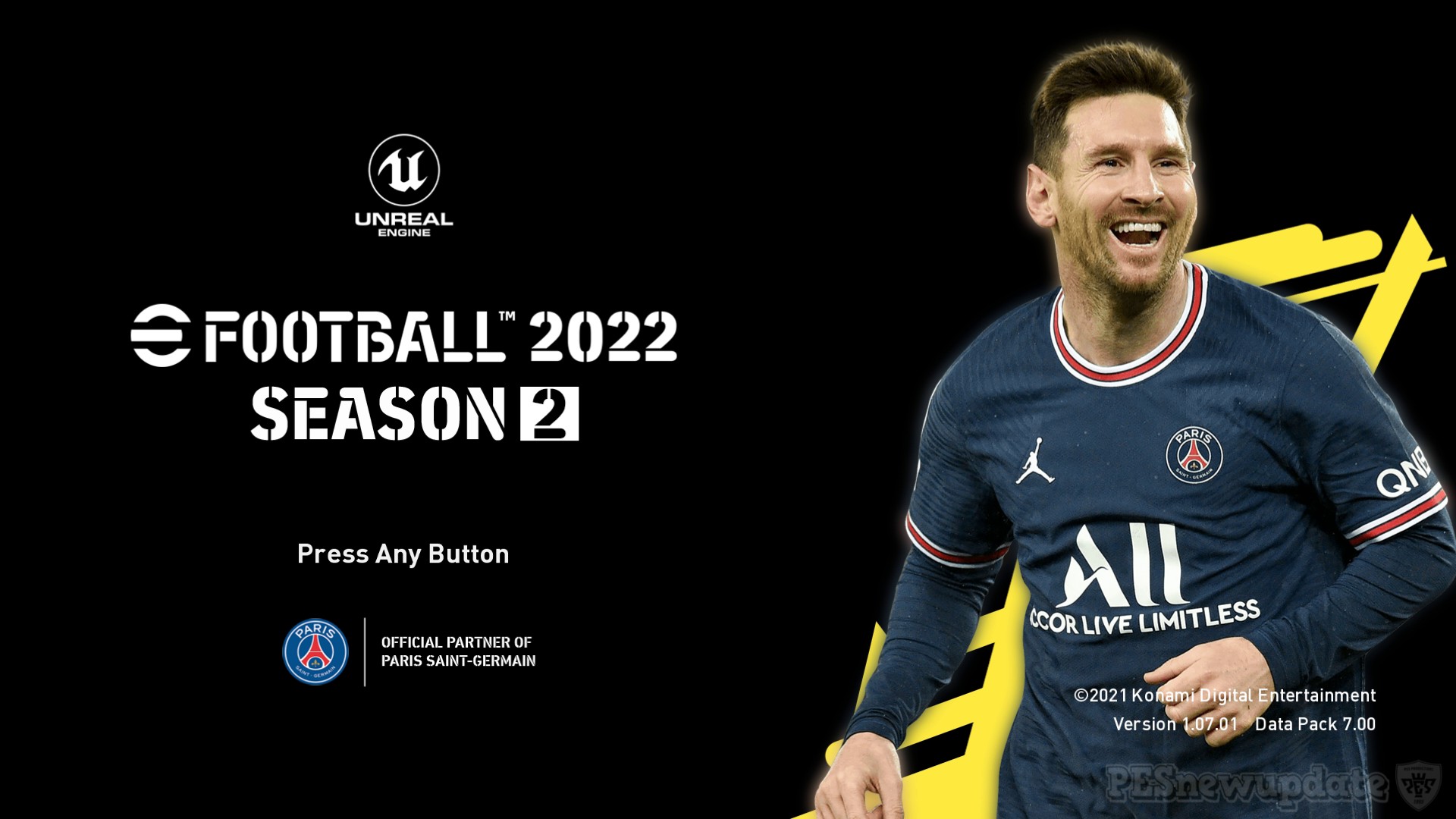 PES 2022 Season Update Concept Menu for PES 2021 by PESNewupdate ~