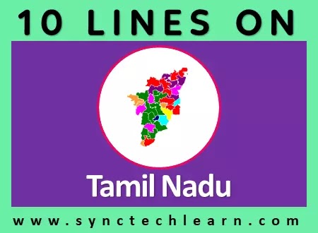 10 lines on Tamil Nadu state in English