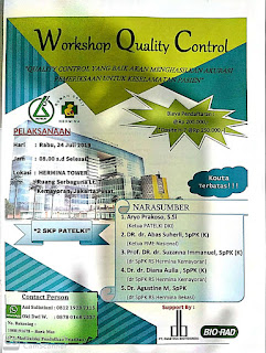 Workshop Quality Control  PATELKI DKI Jakarta Pusat 2019