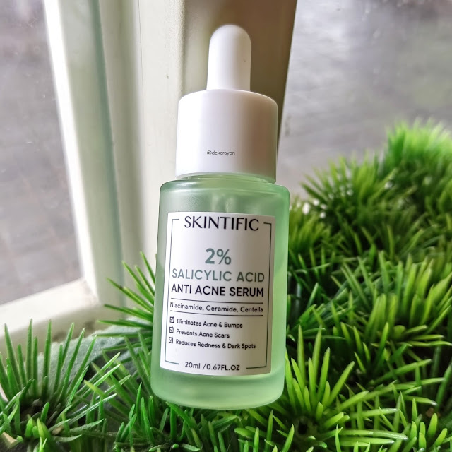 Review skintific2% salicylic acid anti acne serum
