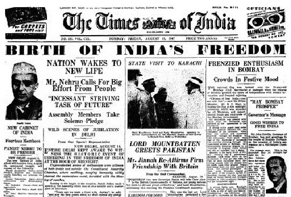 Brief History of The Indian Independence Day