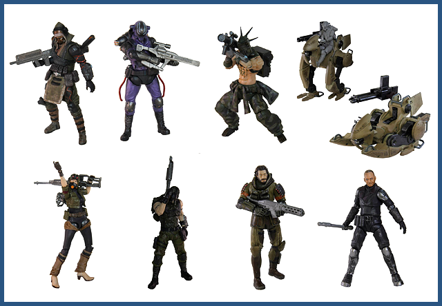 Lost Planet action figures