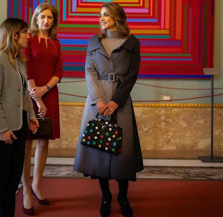 Queen Rania of Jordan's Impeccable Winter Style