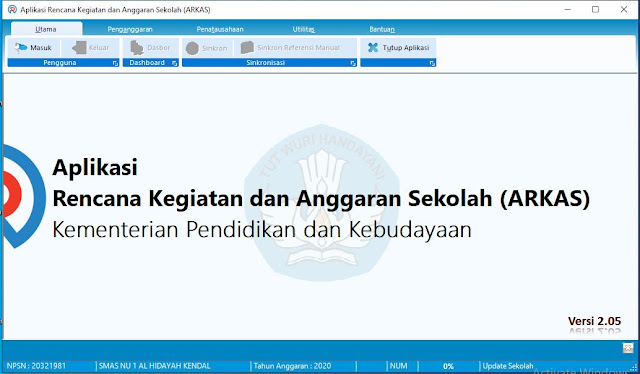 Aplikasi Rencana Kerja Sekolah (ARKAS) versi 2.5