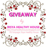 "First Giveaway By Irsya Healthy House "
