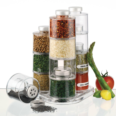 stacking spice containers