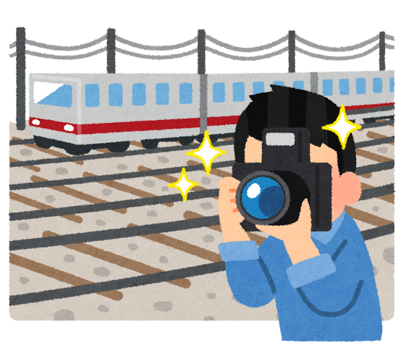 鉄道撮影のイラスト かわいいフリー素材集 いらすとや 鉄道撮影のイラスト かわいいフリー素材集 いらすとや