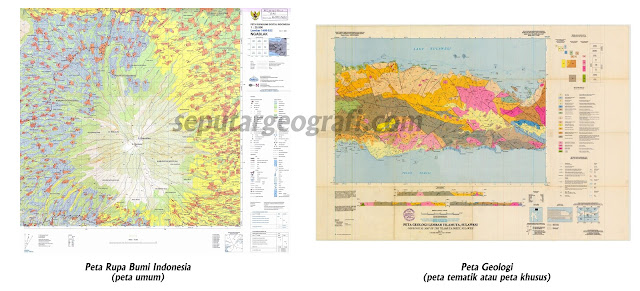 Pengertian serta Perbedaan Peta Umum dan Peta Tematik