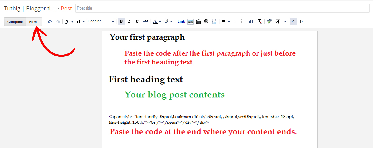 How to Create Table of Contents in Blogger Posts