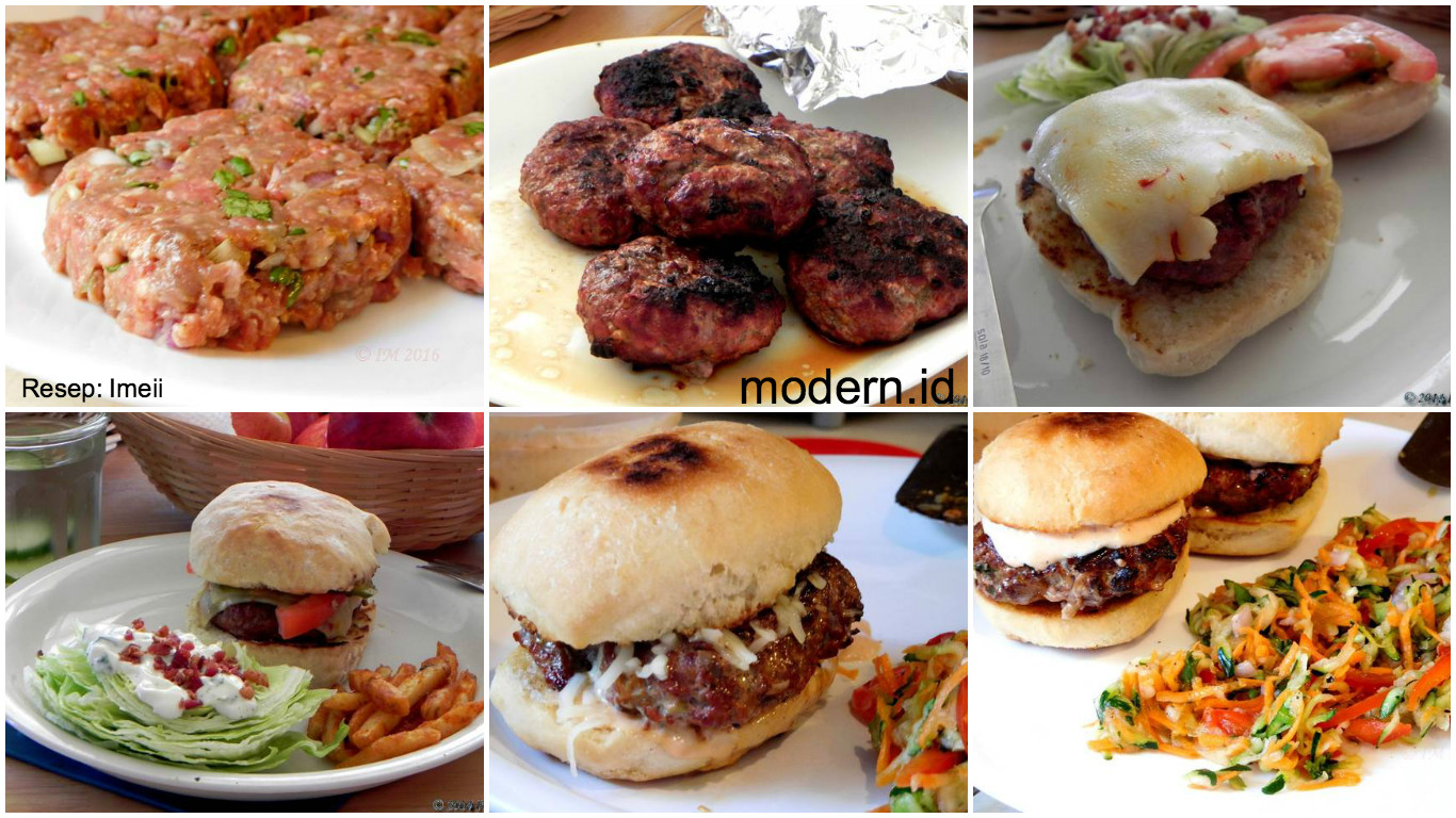 Resep Daging Burger Buatan Sendiri - Modern.id