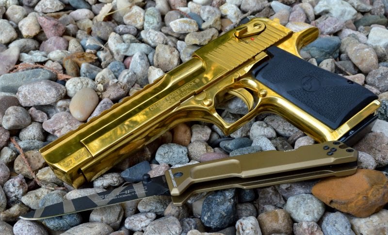 Magnum Research Desert Eagle Mark Xix Titanium Gold 357 Magnum Pistol Review