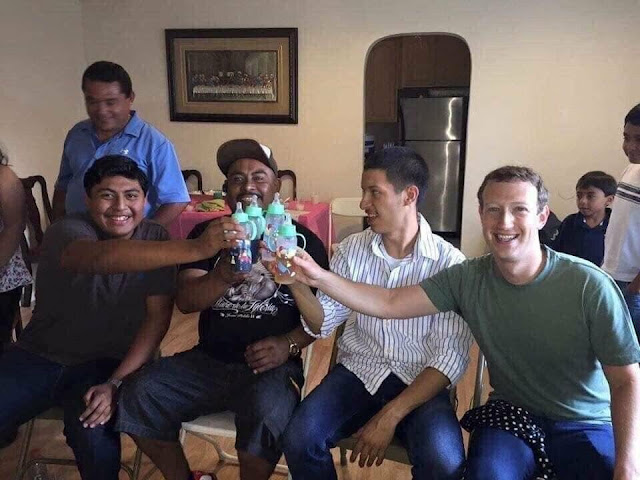 Social Media Shocked As Photos Of Zuckerberg's Low Budget Baby Shower Surface