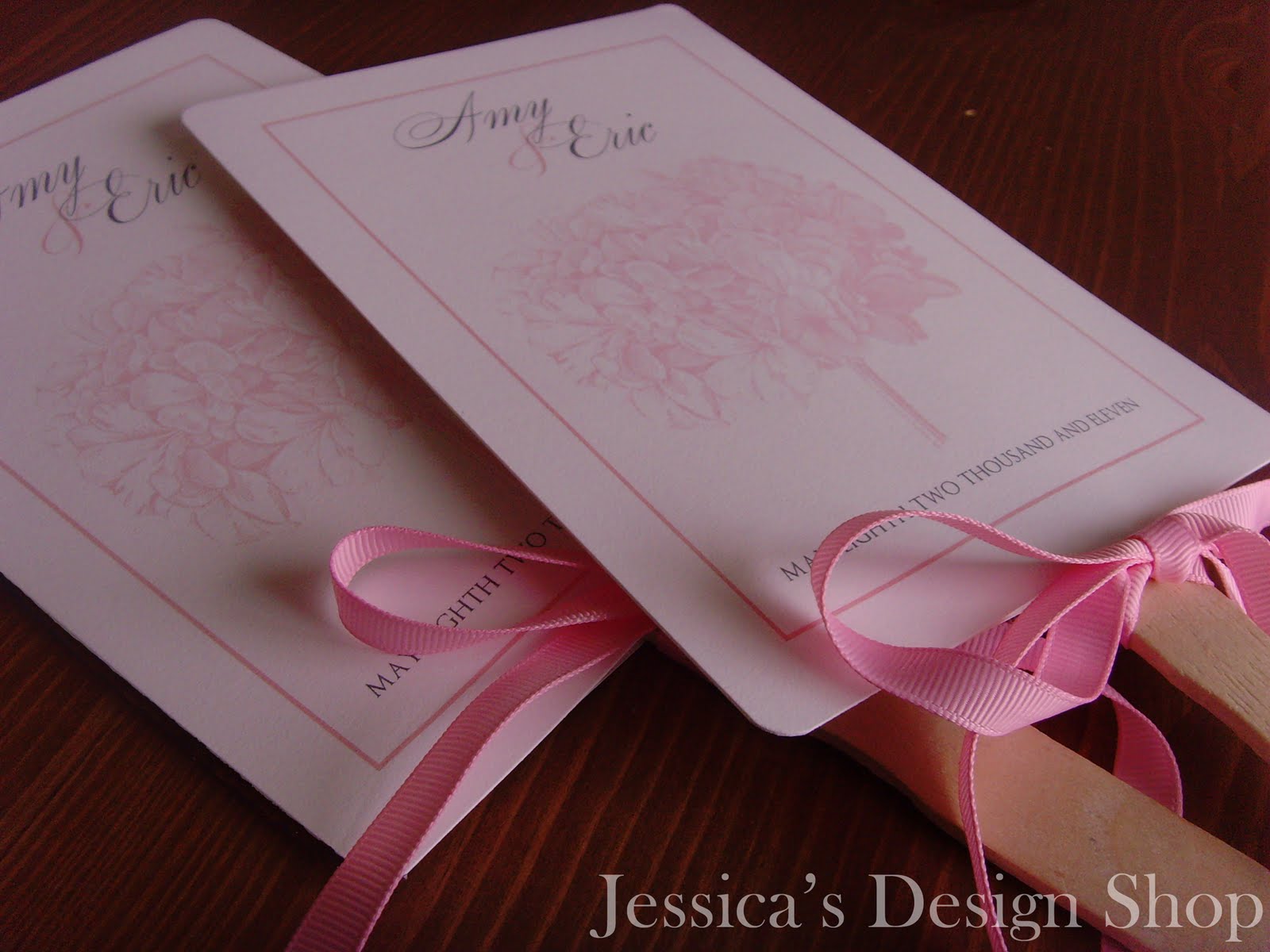 Luwannicas blog Custom Paddle Fan Wedding Program Order Reserved for