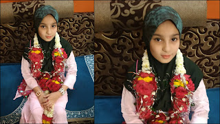 समाजसेवी आजम राही की बेटी अलीजा फातिमा ने रखा पहला रोजा