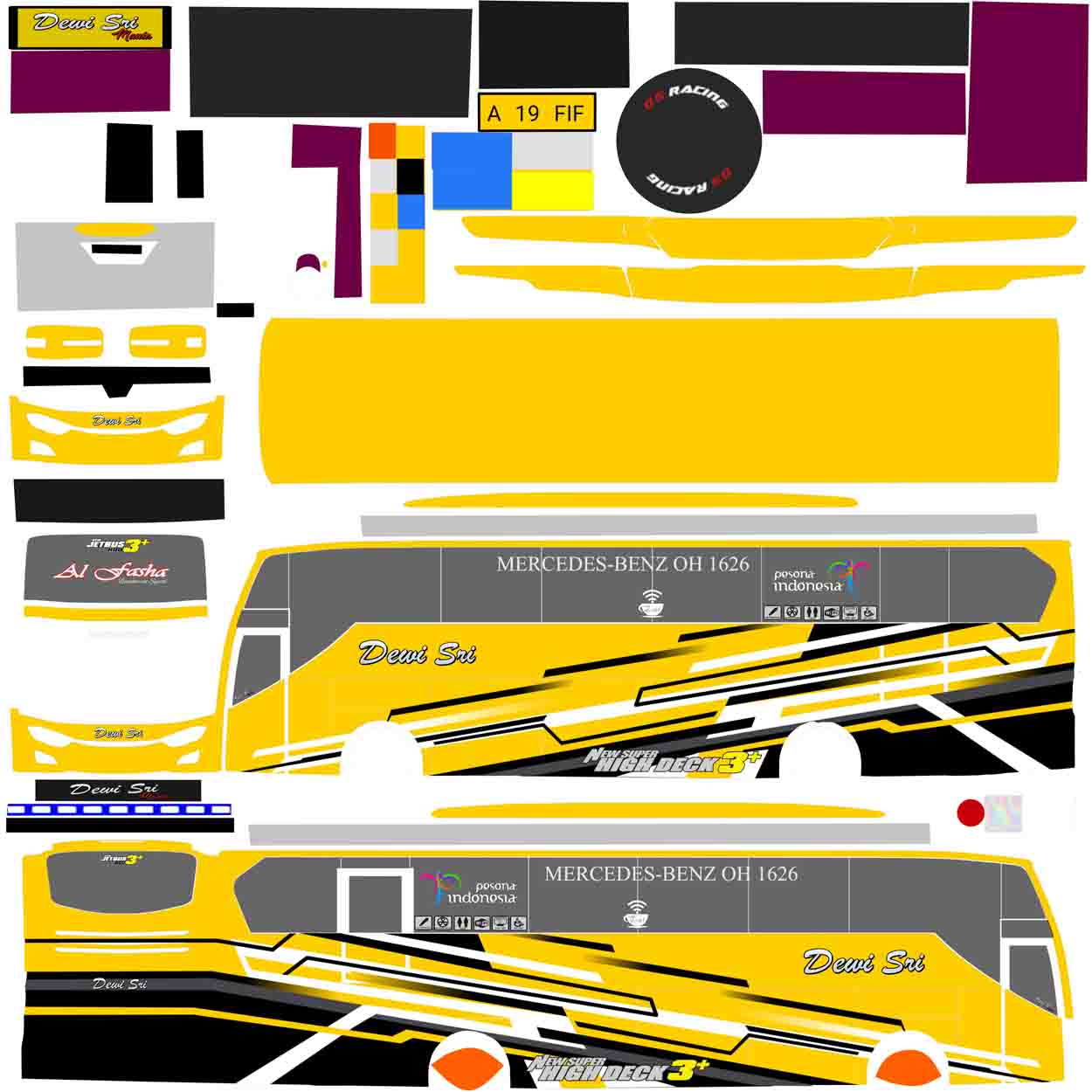 download livery bus dewi sri terbaru