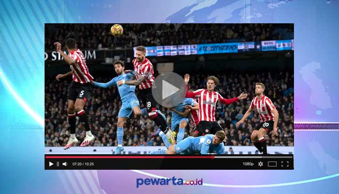 UPDATE Link Live Streaming Man. City Vs Brentford, Sabtu 12 November 2022