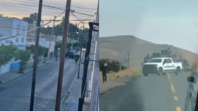 Video: Así fue como en cuestión de segundos Sicarios sembraron el terror en Jerez, Zacatecas tras enfrentamientos se dividieron y fueron atacando durante el camino