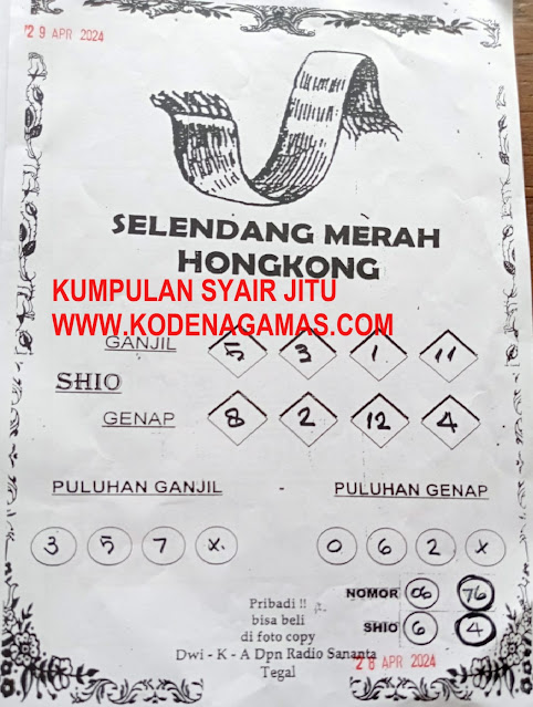 okekode hongkong hari ini