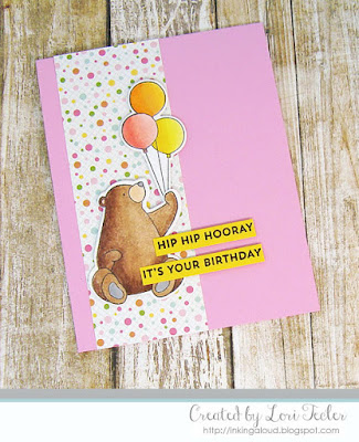 Hip Hip Hooray card-designed by Lori Tecler/Inking Aloud-stamps and dies from My Favorite Things