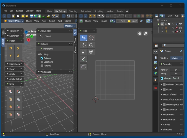  Bforartists 3:  Δωρεάν εφαρμογή  για τη δημιουργία  3D περιεχομένου