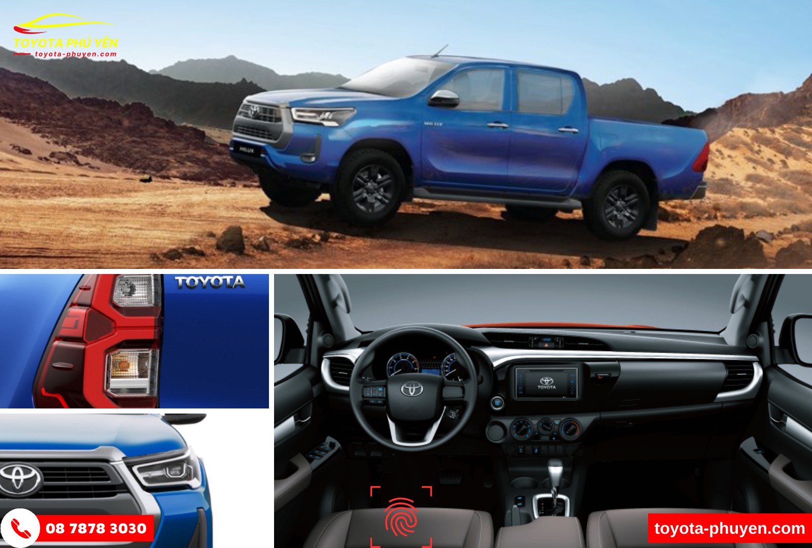 Nội thất Toyota Hilux 2023