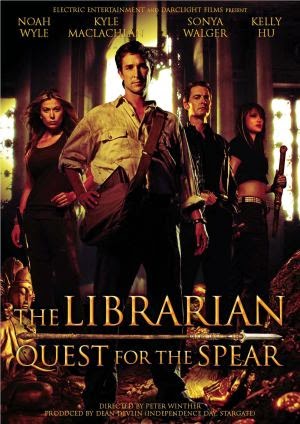 Poster Of Hollywood Film The Librarian Quest for the Spear (2004) In 300MB Compressed Size PC Movie Free Download At worldfree4u.com