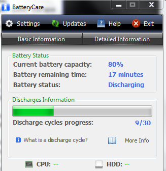 BatteryCare Basic Information