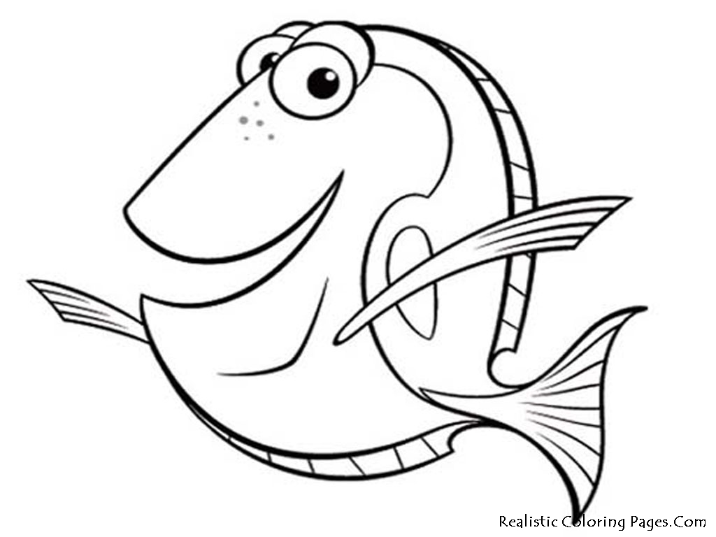 Fish Realistic Coloring Pages | Realistic Coloring Pages