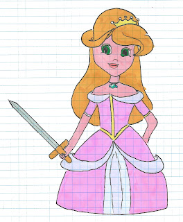 princess with sword