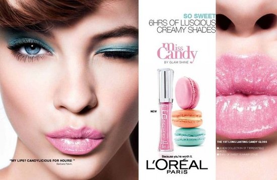 L'Or al Miss Candy Spring 2012 Campaign Model Barbara Palvin