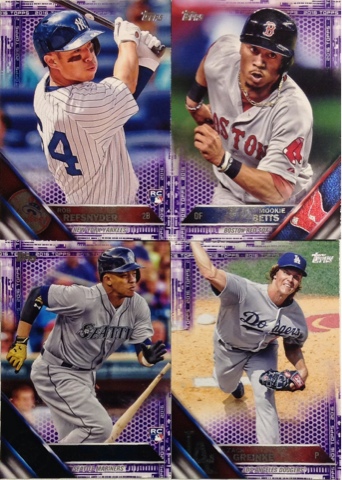 Purple Topps of the 2016 Variety