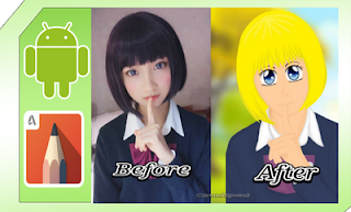  semoga semua dalam keadaan sehat selalu ya Cara Edit Foto Makara Anime Jepang Praktis Banget | Sketchbook Android