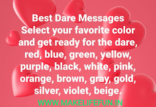 Select your favorite color and get ready for the dare,  Trending best what's up dare, best Whatup dare 2021,Whatup game, game world, play with family and friends dare,