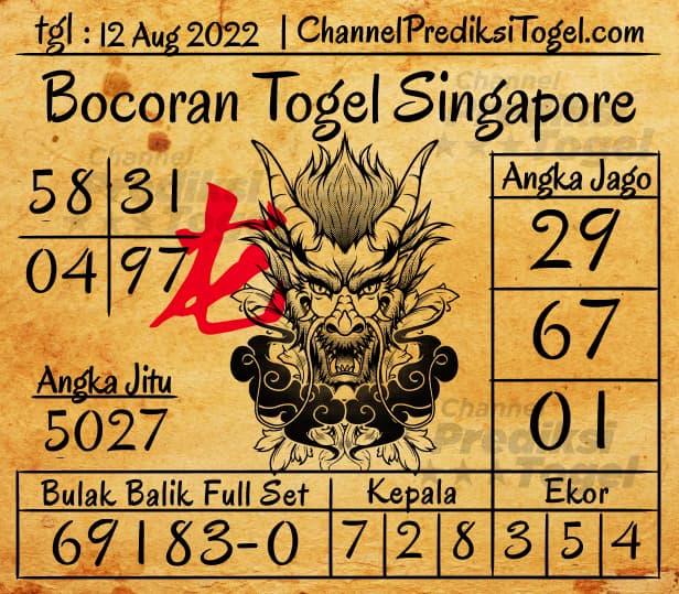 Bocoran Togel Singapore