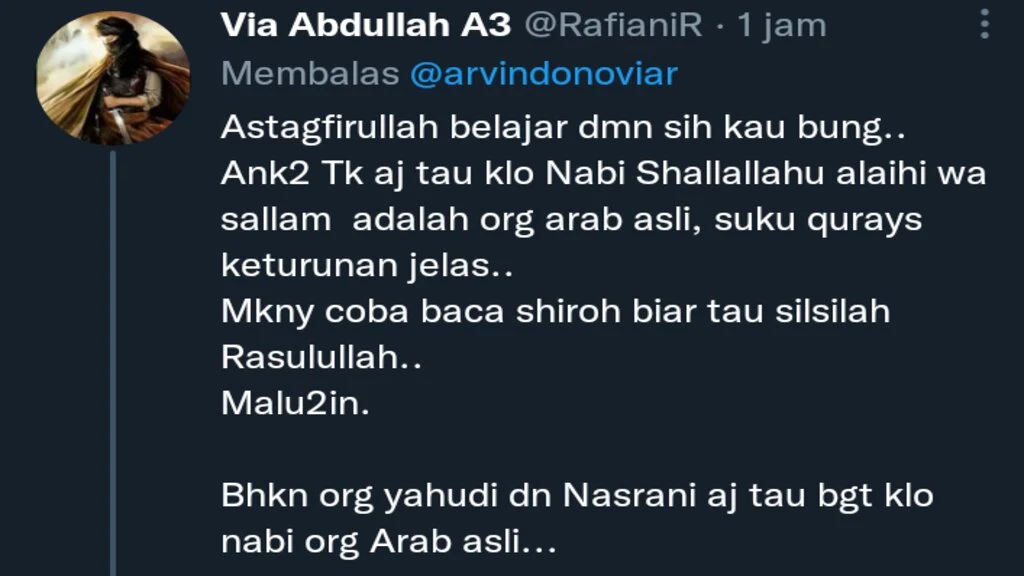 Usai Bela LGBT, Ketum Partai Rakyat Kini Sebut Nabi Muhammad Bukan Keturunan Asli Arab: Beliau Itu Diarabkan!